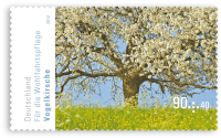 Wohlfahrtsmarken 2013 - Blühende Bäume: Vogelkirsche